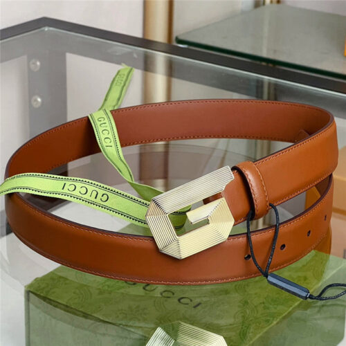 High Quality Luxury Gucci G Buckle Narrow Belt product detail