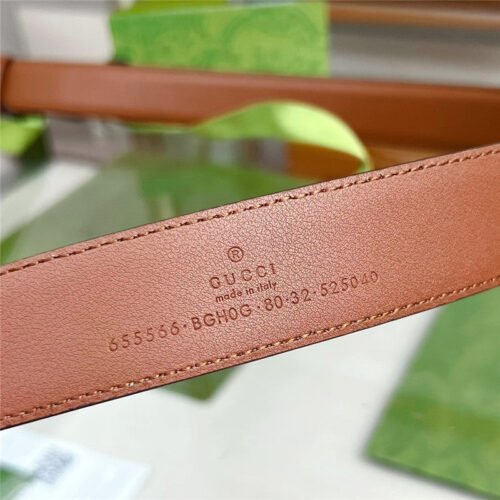High Quality Luxury Gucci G Buckle Narrow Belt product detail