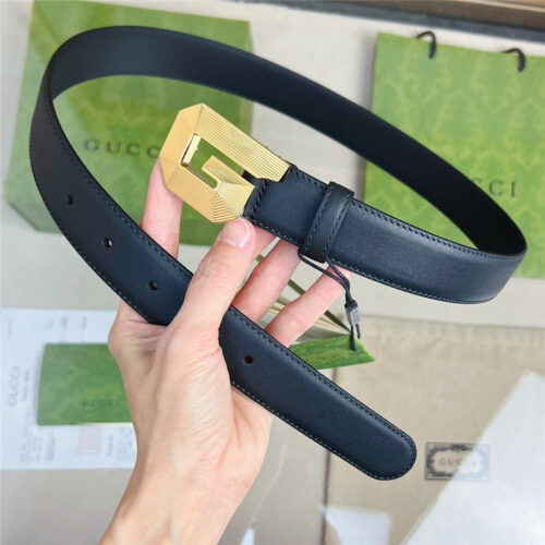 High Quality Luxury Gucci G Buckle Narrow Belt – Style 41661 product detail