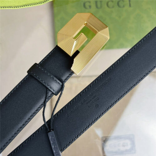 High Quality Luxury Gucci G Buckle Narrow Belt – Style 41661 product detail