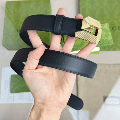 High Quality Luxury Gucci G Buckle Narrow Belt – Style 41661 product detail