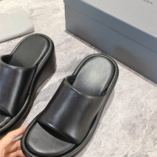 High Quality Luxury Balenciaga Summer New Platform Wedge Slippers product detail
