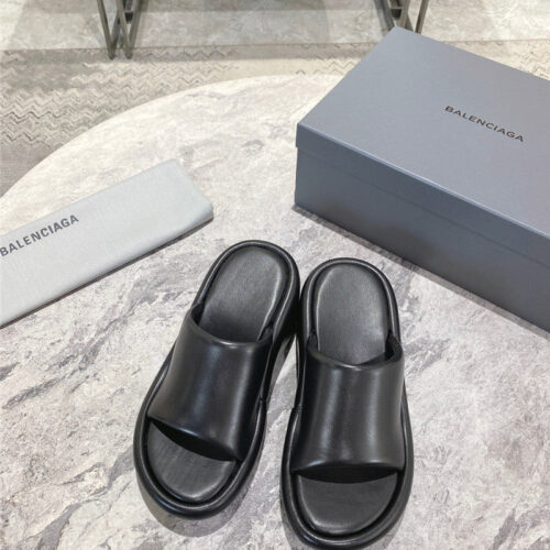 High Quality Luxury Balenciaga Summer New Platform Wedge Slippers product detail