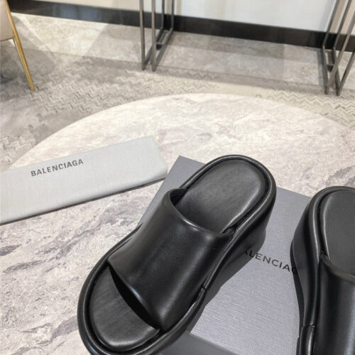 High Quality Luxury Balenciaga Summer New Platform Wedge Slippers product detail