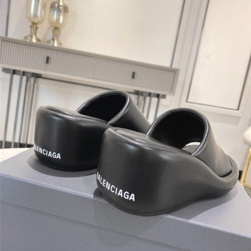 High Quality Luxury Balenciaga Summer New Platform Wedge Slippers product detail