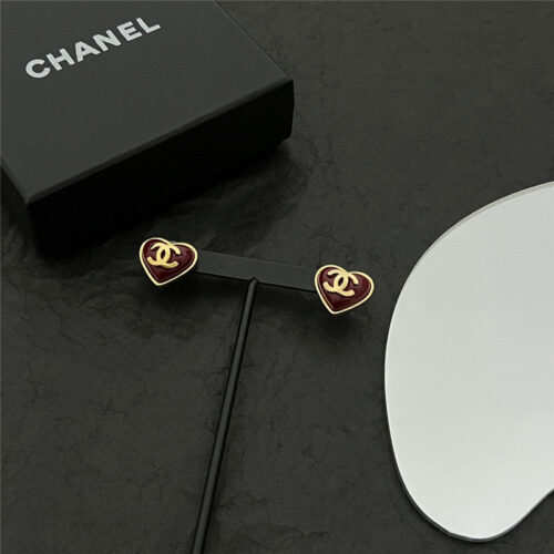 High Quality Luxury Chanel Middle-Aged Double C Earrings
