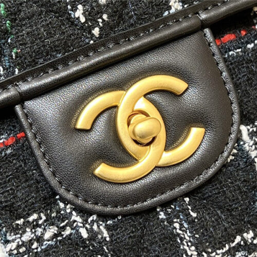 High Quality Luxury Chanel Woolen Backpack – Style 48453 product detail