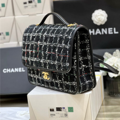 High Quality Luxury Chanel Woolen Backpack – Style 48453 product detail