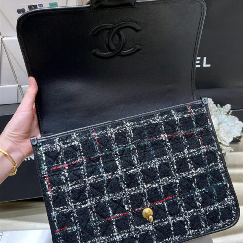 High Quality Luxury Chanel Woolen Backpack – Style 48453 product detail