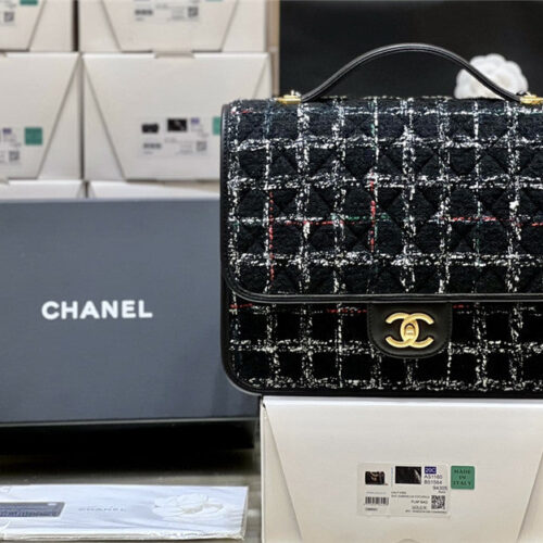 High Quality Luxury Chanel Woolen Backpack – Style 48453 product detail