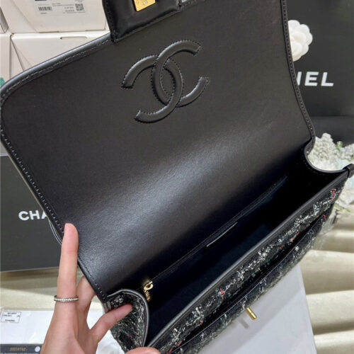 High Quality Luxury Chanel Woolen Backpack – Style 48453 product detail