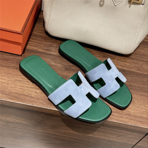 High Quality Luxury Hermes H Buckle Slippers – Style 98115