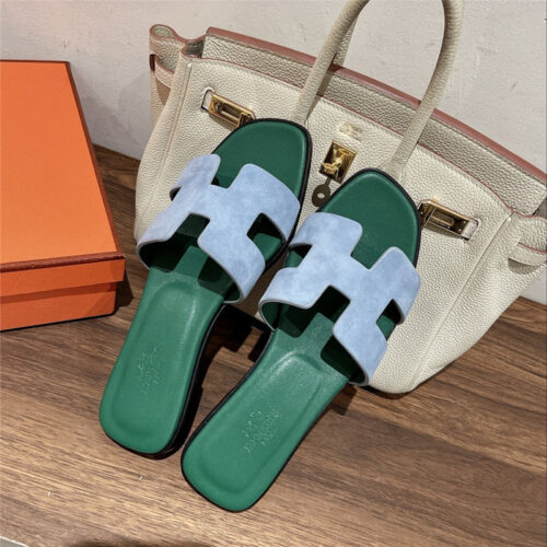 High Quality Luxury Hermes H Buckle Slippers – Style 98115 product detail
