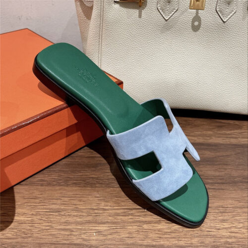 High Quality Luxury Hermes H Buckle Slippers – Style 98115 product detail
