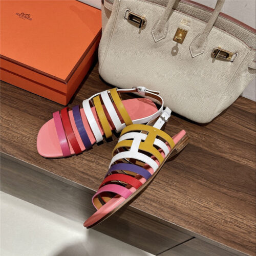 High Quality Luxury Hermes New Fashion All-Match Sandals alternate view