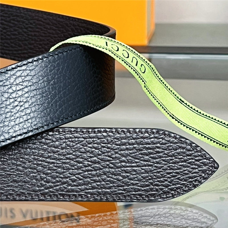 High Quality Luxury Gucci Reversible Belt In Textured Leather – Style 53894 product detail