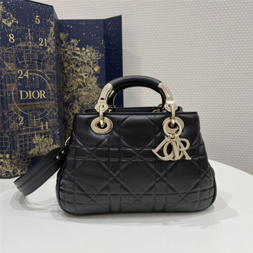 High Quality Luxury Dior Lady Sheepskin Handbag