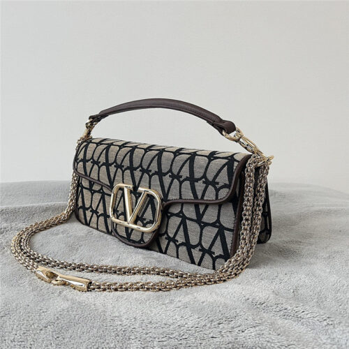 High Quality Luxury Valentino V Logo Mini Locò Bag In Calfskin – Style 03875 product detail