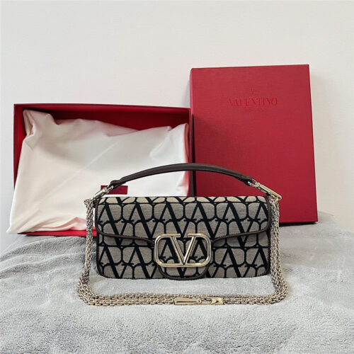 High Quality Luxury Valentino V Logo Mini Locò Bag In Calfskin – Style 03875