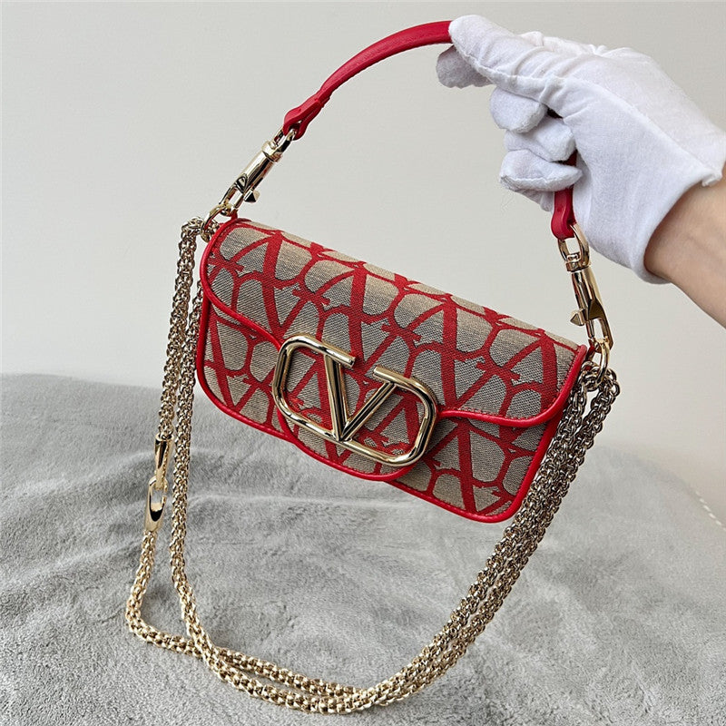 High Quality Luxury Valentino V Logo Mini Locò Bag In Calfskin – Style 03873 product detail