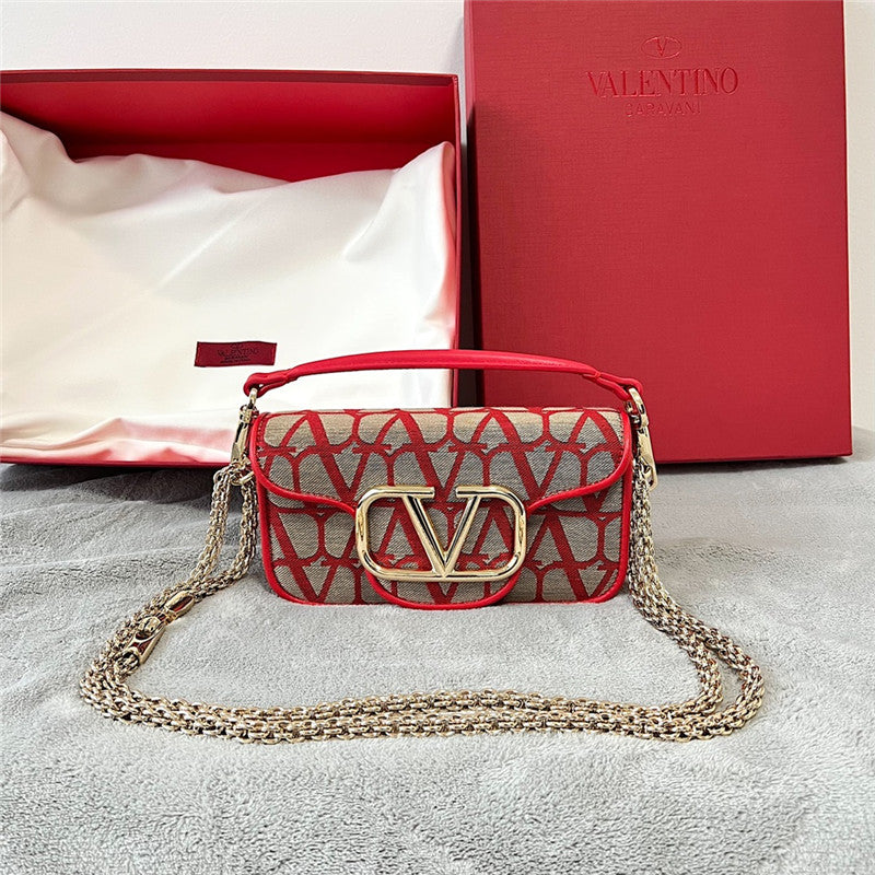 High Quality Luxury Valentino V Logo Mini Locò Bag In Calfskin – Style 03873