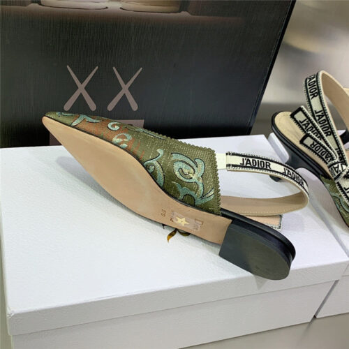 High Quality Luxury Dior High Heel Bowknot Color Matching Womens Shoes – Style 46214 product detail