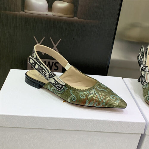 High Quality Luxury Dior High Heel Bowknot Color Matching Womens Shoes – Style 46214 product detail