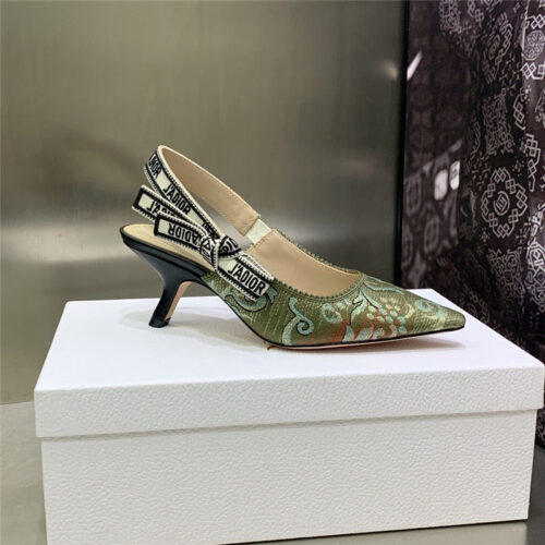 High Quality Luxury Dior High Heel Bowknot Color Matching Womens Shoes – Style 46214 product detail