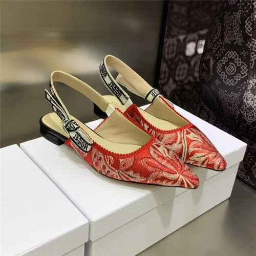 High Quality Luxury Dior Bowknot Color Matching Womens Shoes – Style 51430 alternate view