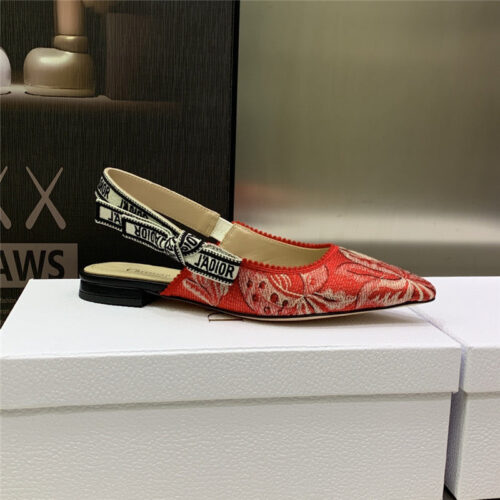 High Quality Luxury Dior Bowknot Color Matching Womens Shoes – Style 51430 product detail