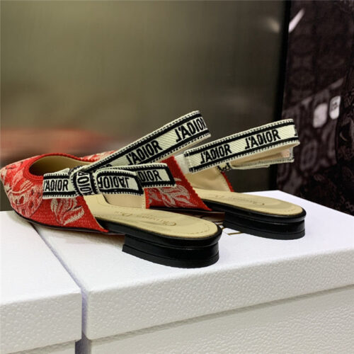 High Quality Luxury Dior Bowknot Color Matching Womens Shoes – Style 51430 product detail