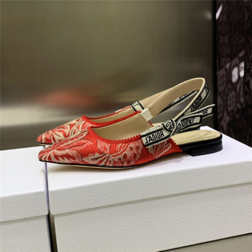 High Quality Luxury Dior Bowknot Color Matching Womens Shoes – Style 51430 product detail