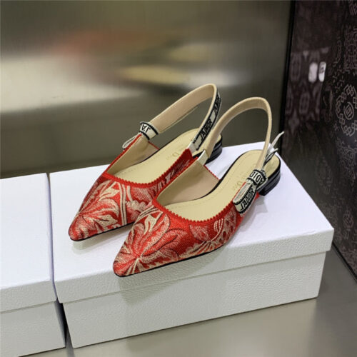 High Quality Luxury Dior Bowknot Color Matching Womens Shoes – Style 51430