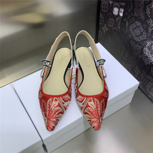 High Quality Luxury Dior Bowknot Color Matching Womens Shoes – Style 51430 product detail