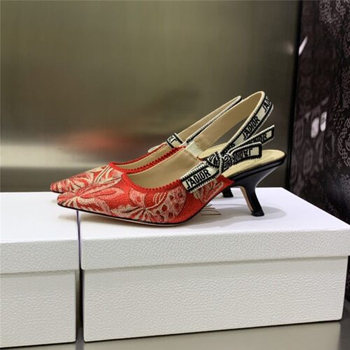 High Quality Luxury Dior High Heel Bowknot Color Matching Womens Shoes – Style 84070 product detail