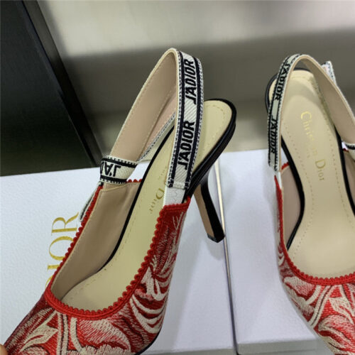 High Quality Luxury Dior High Heel Bowknot Color Matching Womens Shoes – Style 20230 product detail
