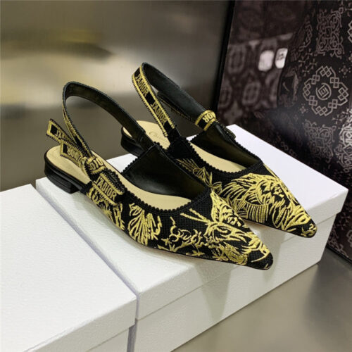 High Quality Luxury Dior Bowknot Color Matching Womens Shoes – Style 59910 alternate view