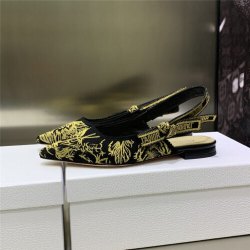 High Quality Luxury Dior Bowknot Color Matching Womens Shoes – Style 59910 product detail
