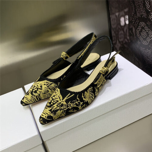 High Quality Luxury Dior Bowknot Color Matching Womens Shoes – Style 59910