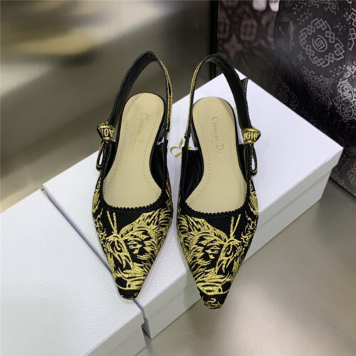 High Quality Luxury Dior Bowknot Color Matching Womens Shoes – Style 59910 product detail