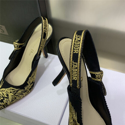 High Quality Luxury Dior High Heel Bowknot Color Matching Womens Shoes – Style 59782 product detail