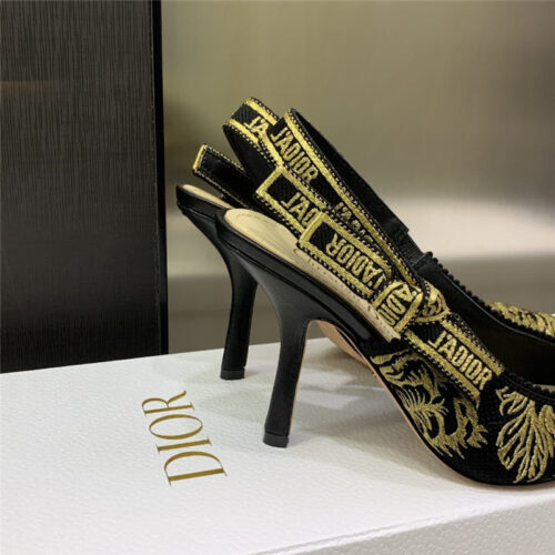 High Quality Luxury Dior High Heel Bowknot Color Matching Womens Shoes – Style 59782 product detail