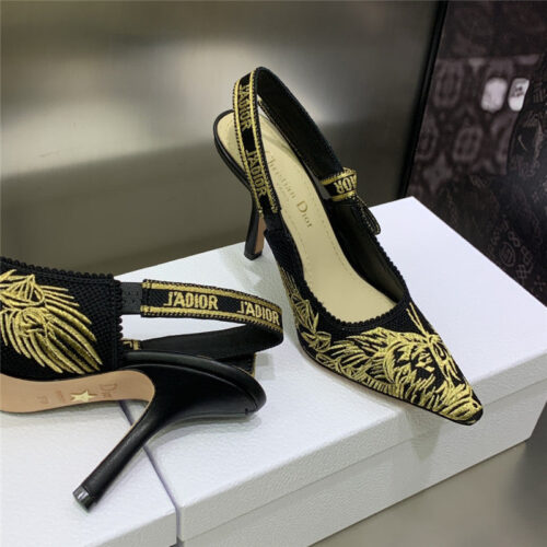 High Quality Luxury Dior High Heel Bowknot Color Matching Womens Shoes – Style 59782 product detail