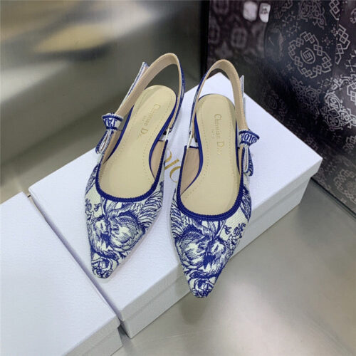 High Quality Luxury Dior Bowknot Color Matching Womens Shoes – Style 71782 product detail
