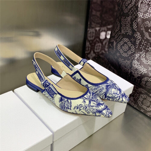 High Quality Luxury Dior Bowknot Color Matching Womens Shoes – Style 71782 alternate view