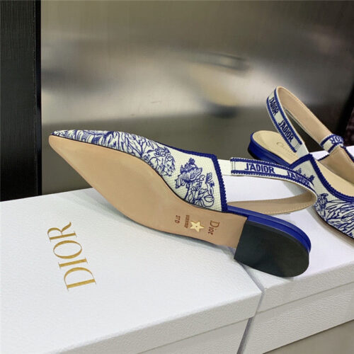 High Quality Luxury Dior Bowknot Color Matching Womens Shoes – Style 71782 product detail