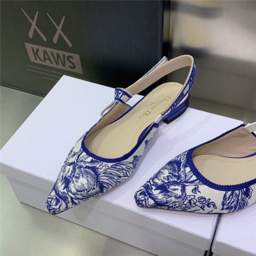 High Quality Luxury Dior Bowknot Color Matching Womens Shoes – Style 71782 product detail