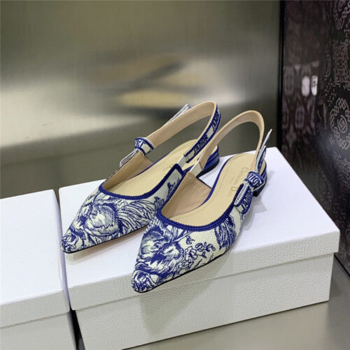 High Quality Luxury Dior Bowknot Color Matching Womens Shoes – Style 71782