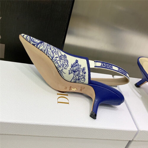 High Quality Luxury Dior High Heel Bowknot Color Matching Womens Shoes product detail