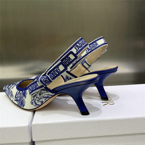High Quality Luxury Dior High Heel Bowknot Color Matching Womens Shoes product detail